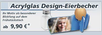 Acrylglas Design-Eierbecher