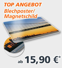 Blechposter/Magnetschild
