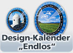 Design-Kalender 'Uhr'