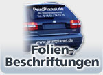 Folien-Beschriftungen