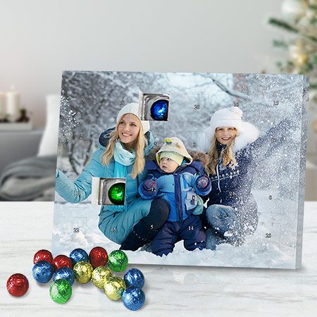 Schokolade-Adventskalender - Neuheiten 2020 50 Foto-Adventskalender Schoko