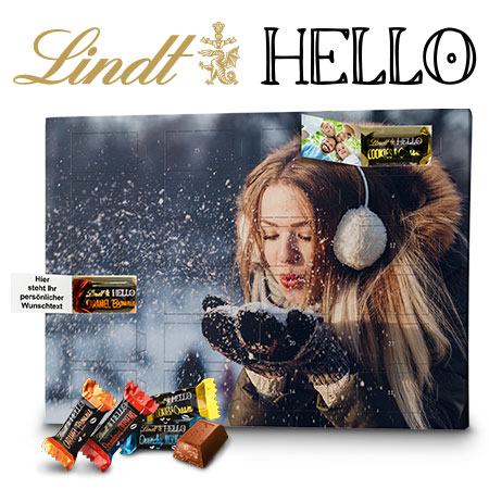 Schokolade-Adventskalender - Neuheiten 2020 13 Foto-Adventskalender Lindt HELLO