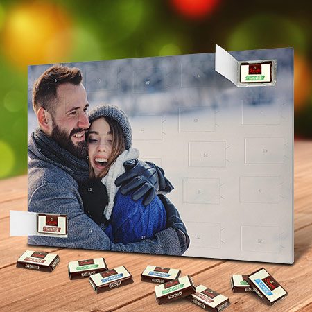 Schokolade-Adventskalender - Neuheiten 2020 40 Foto-Adventskalender Schoko