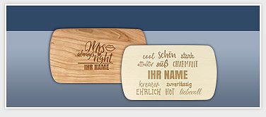Holz-Frühstücksbrettchen Holz-Frühstücksbrettchen