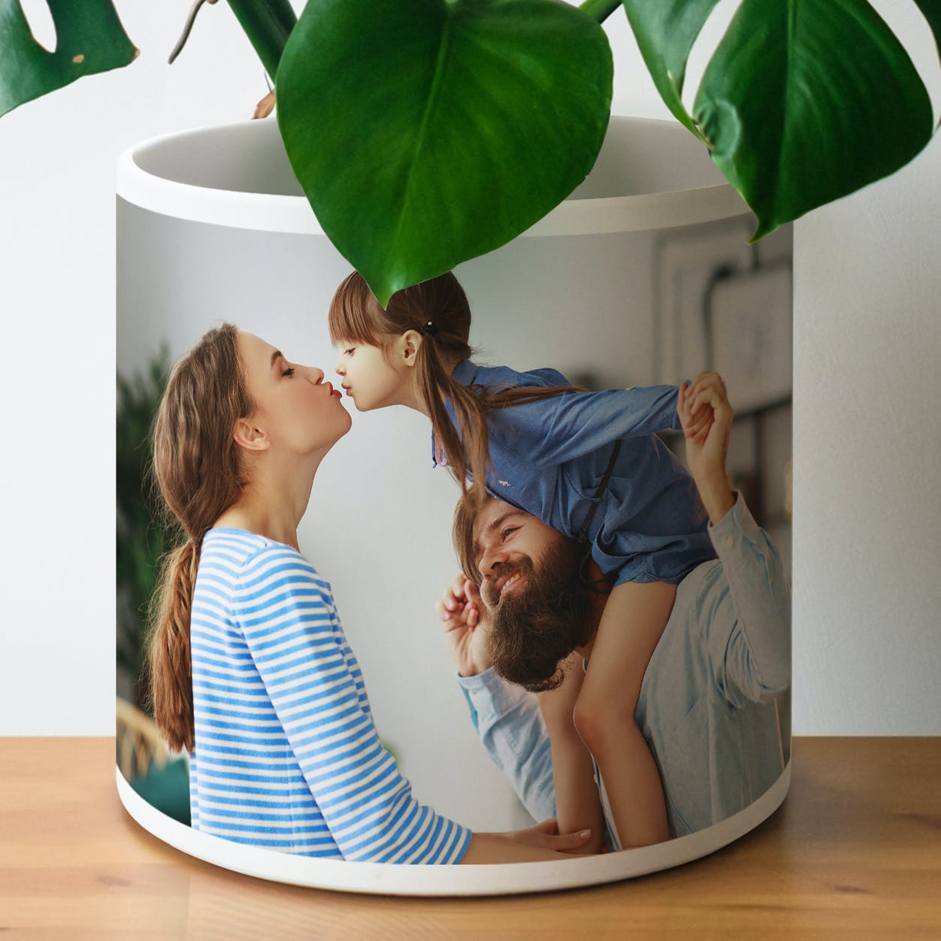 Blumentopf mit Foto gestalten & bedrucken
