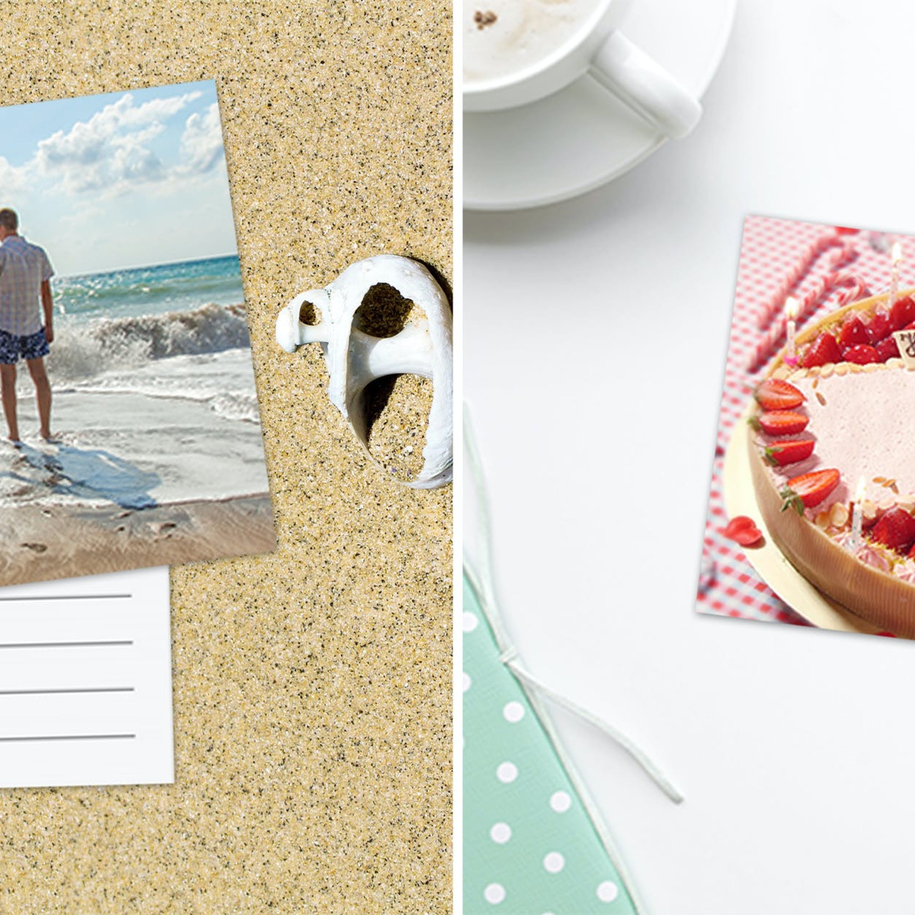 Postkarte Selbst Designen _ Foto Postkarten online selbst gestalten bei