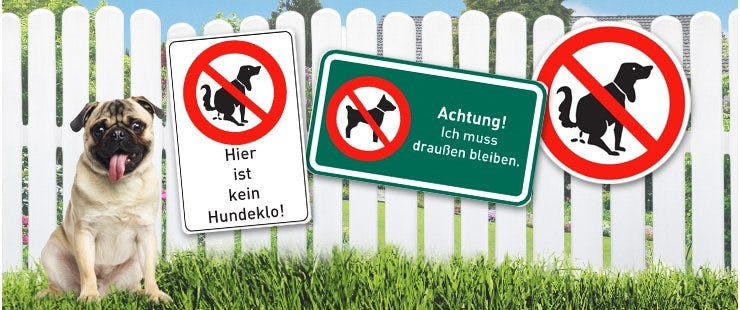 Hunde Schilder Selbst Gestalten