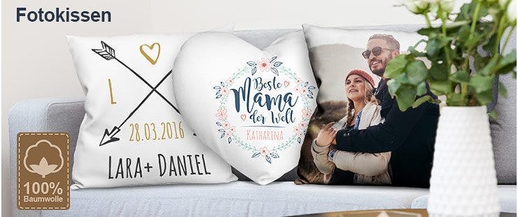 Kissen Bedrucken Fotokissen Gestalten Printplanet