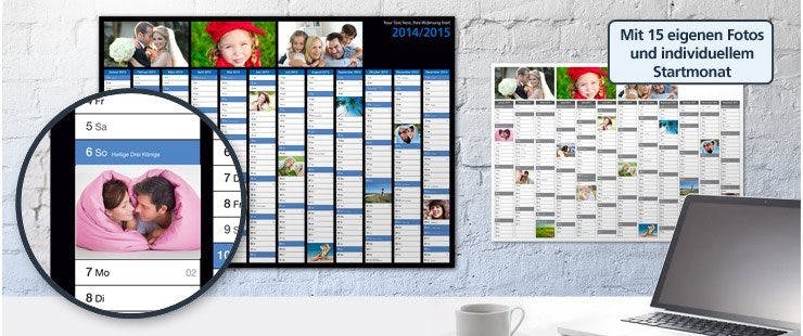 Wandplaner Mit Eigenen Fotos Gestalten Printplanet