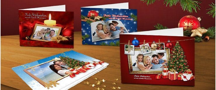 Weihnachtskarten Individuell Gestalten Printplanet