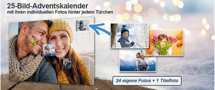 Bild Adventskalender Mit 25 Motiven Printplanet