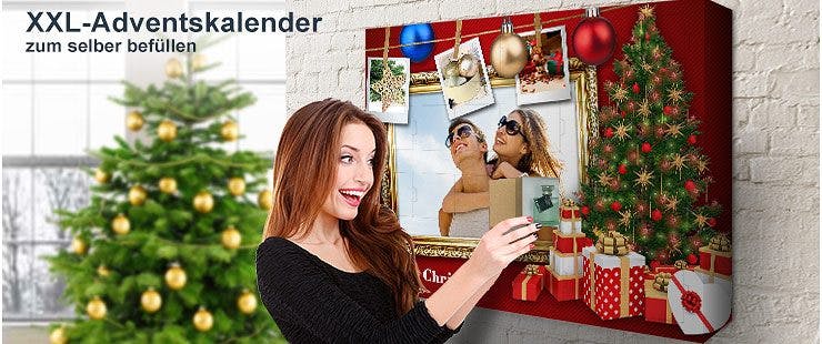 Bild Adventskalender Mit 25 Motiven Printplanet