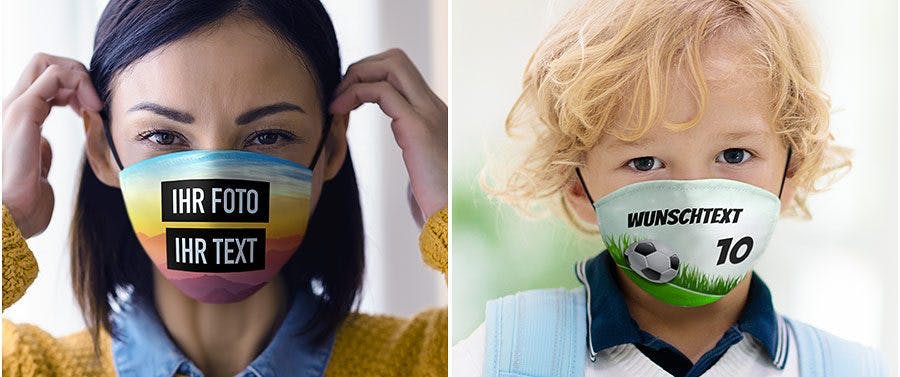 Mund Und Nasen Maske Mit Foto Gestalten Printplanet