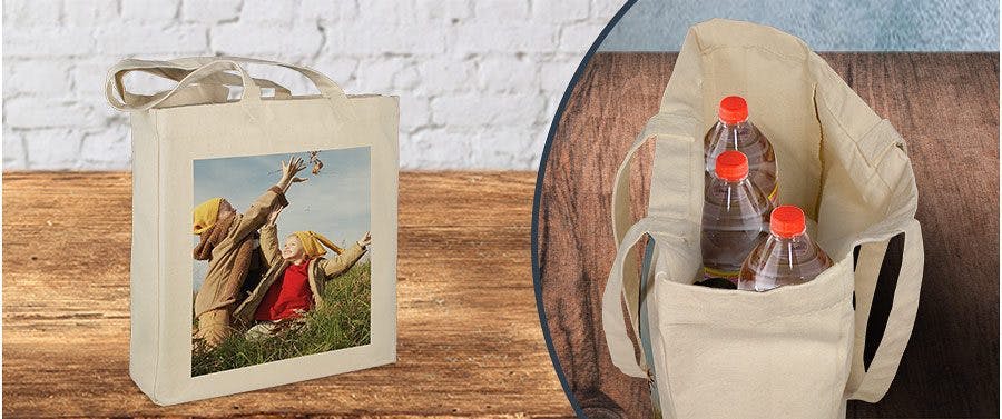 Stoffbeutel bedrucken mit Foto & Namen | PrintPlanet