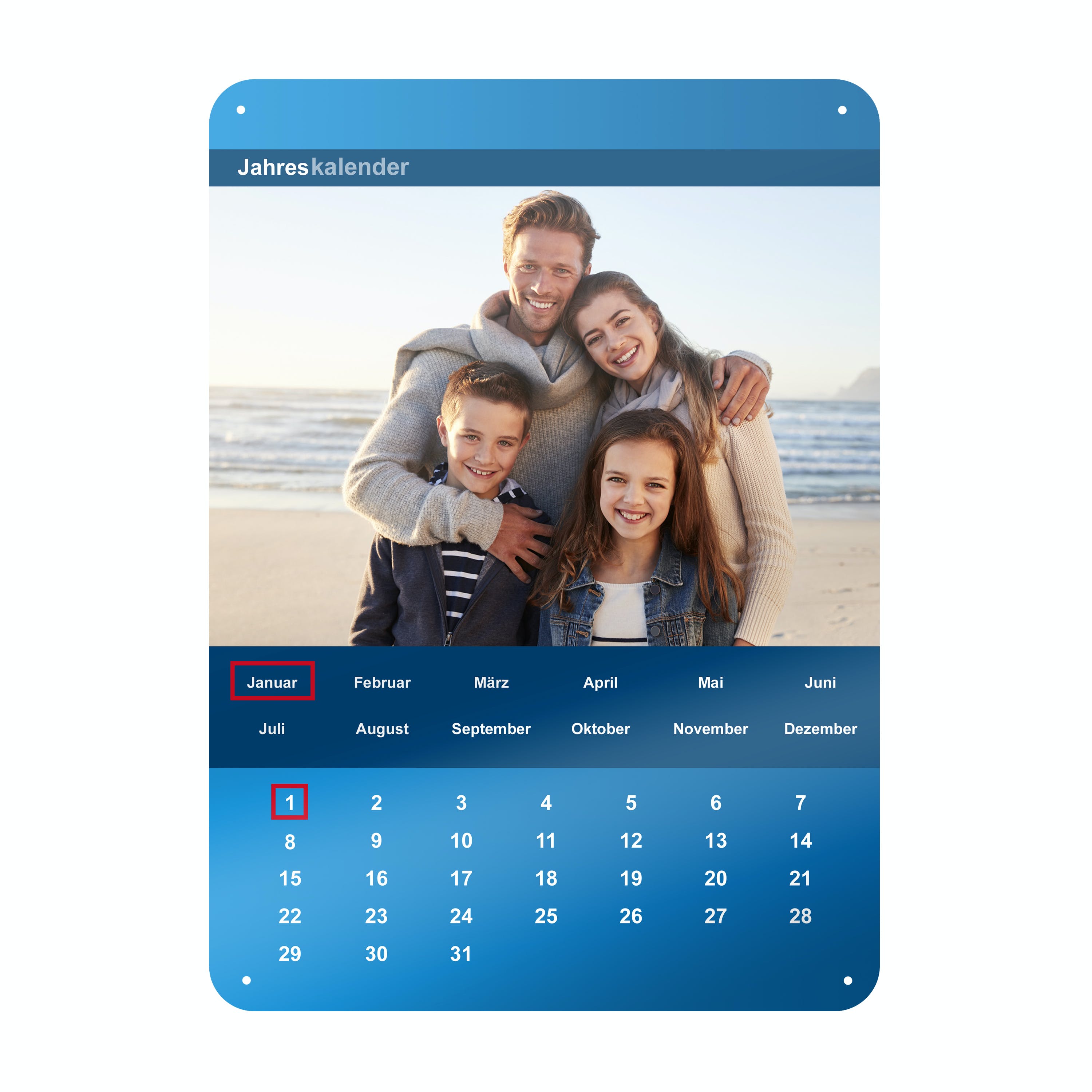 EndlosKalender "Magnet" 1